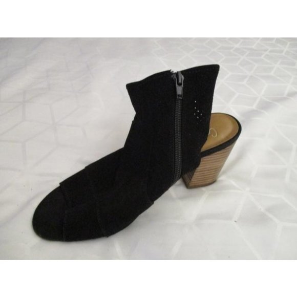 *Crown Vintage MOD Black ASTAREWIA Suede Peep Toe